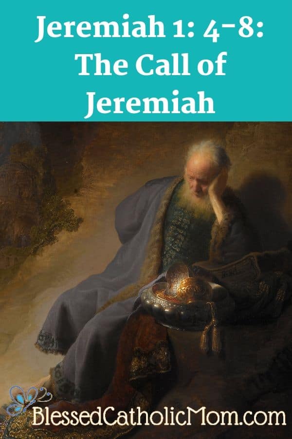 Image of a painting of the prophet Jeremiah.
